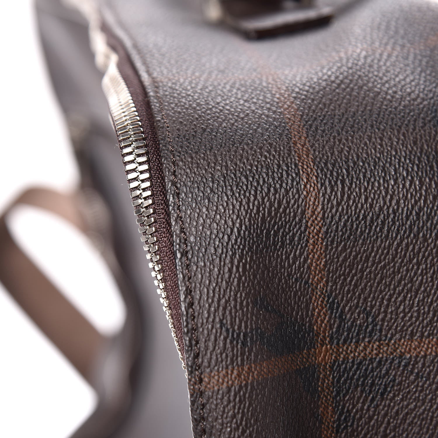 Burberry Smoked Haymarket Check Carry On Travel Bag Chocolate 17 of 17