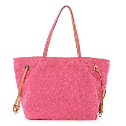 Louis Vuitton Monogram Denim Neverfull MM Rose 1 of 9