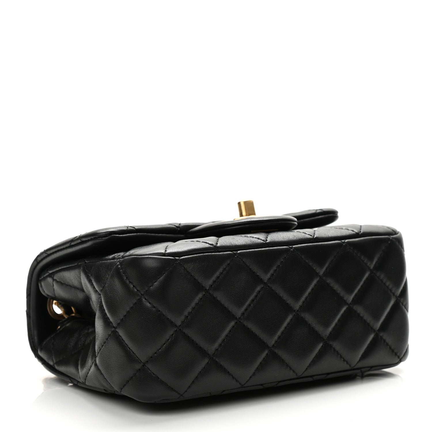 Chanel Lambskin Quilted Mini Pearl Crush Flap Black 4 of 10