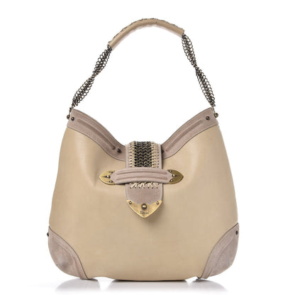 Christian Dior Calfskin Suede Jeanne Hobo Beige 1 of 10