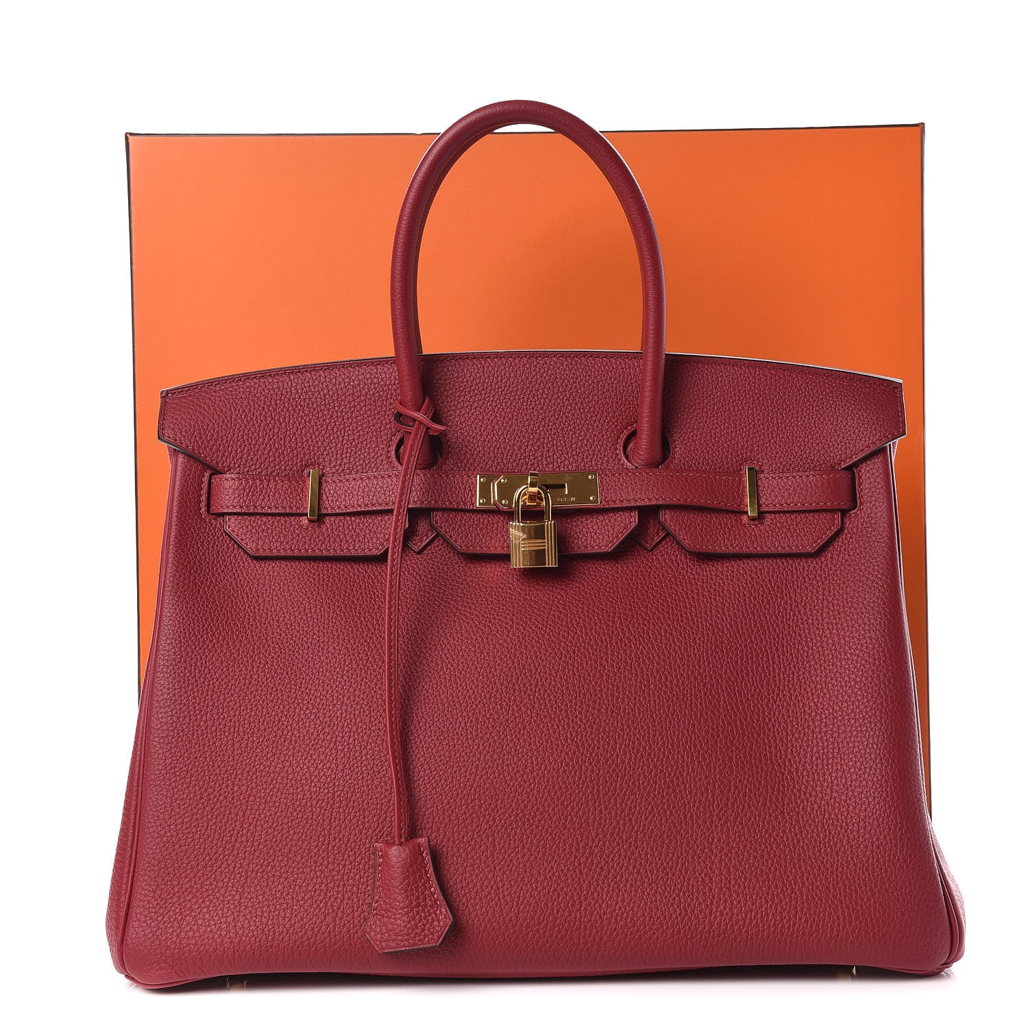 Hermes Togo Birkin 35 Rouge Grenat 34 of 34
