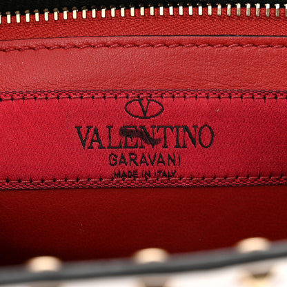 Valentino Garavani Nappa Rockstud Spike Wallet On Chain Optic White 5 of 9