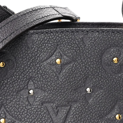 Louis Vuitton Empreinte Studded Montaigne BB Gris Silver 9 of 11