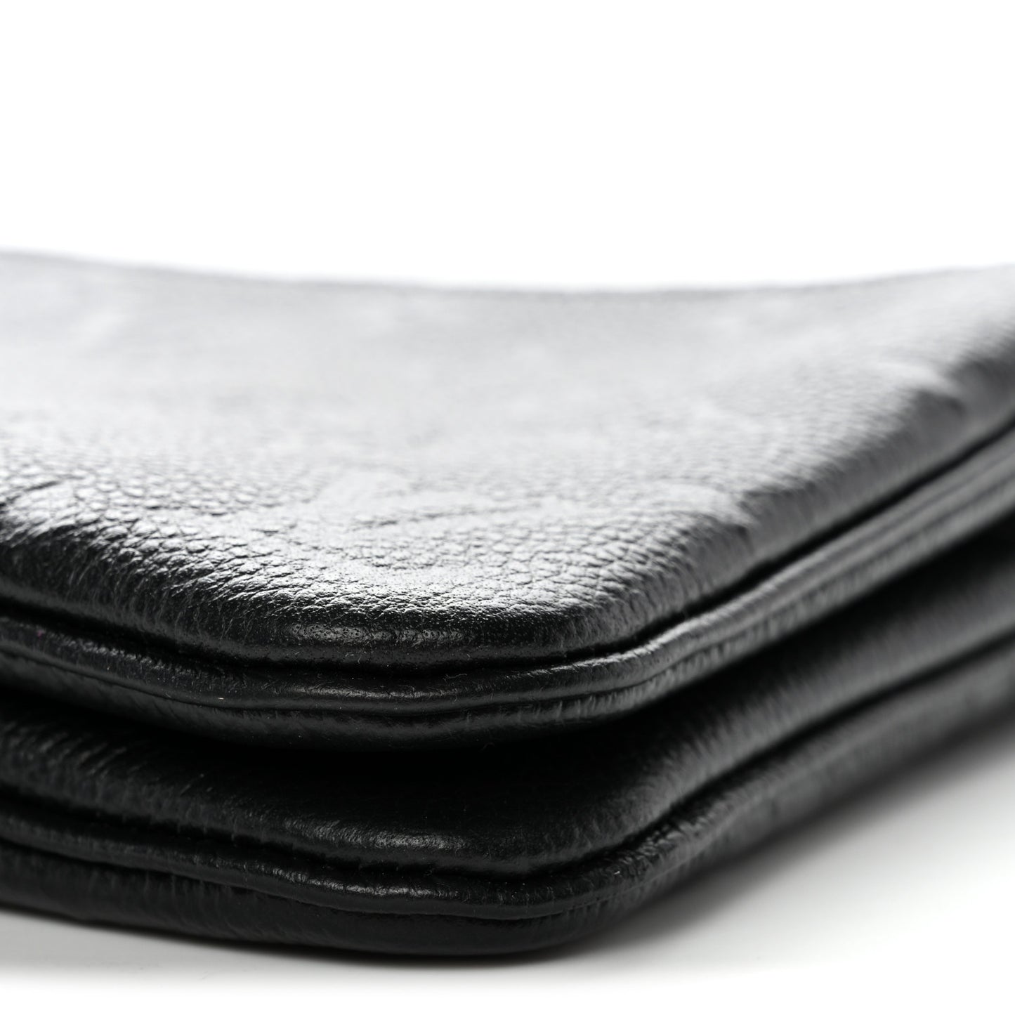 Empreinte Double Zip Pochette Black