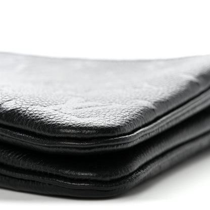 Louis Vuitton Empreinte Double Zip Pochette Black 10 of 10