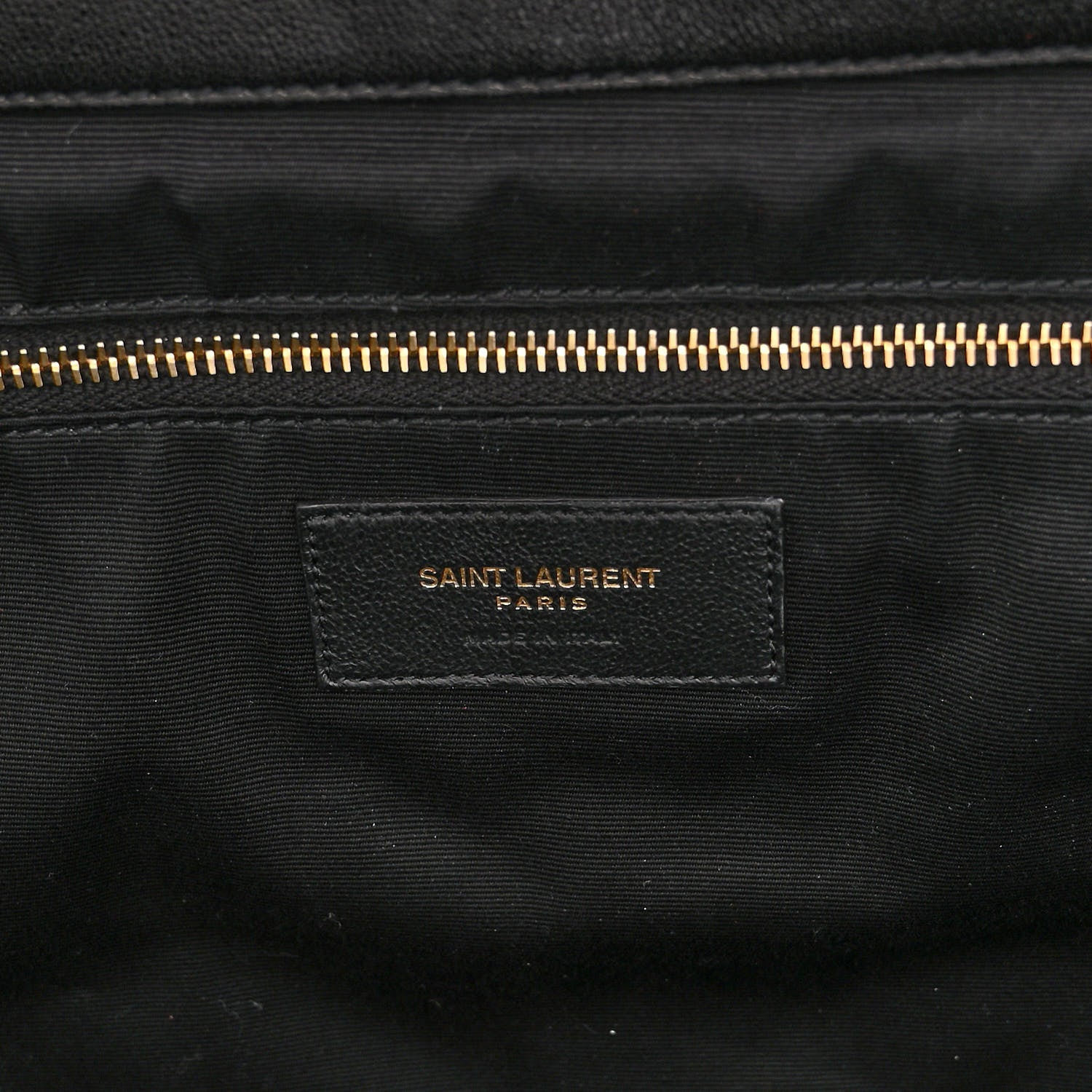 Saint Laurent Lambskin Quilted Maxi Icare Shopping Tote Black 7 of 10