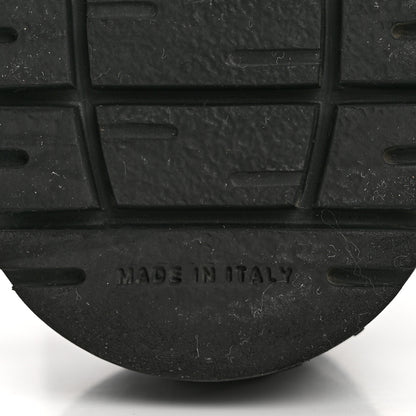 Fendi Vitello Abrasivato Fendigraphy 50mm Loafers 36 Black 9 of 15