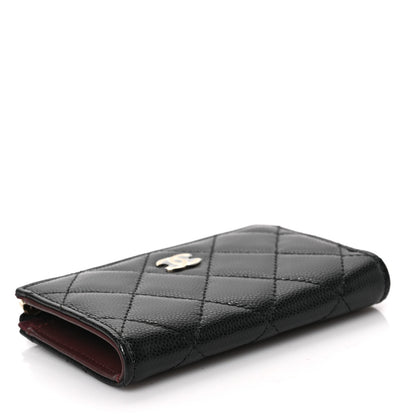 Chanel Caviar Quilted Zipped Key Holder Case Black 4 of 6