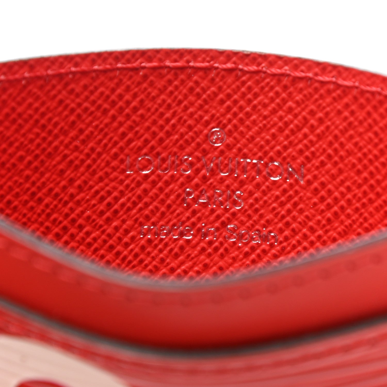 Louis Vuitton X SUPREME Epi Card Holder Red 6 of 6