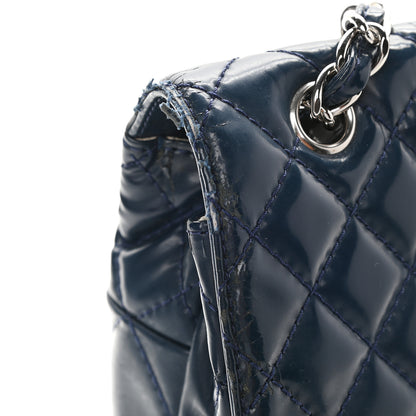 Chanel Vinyl Quilted In the Business Flap Bag Navy Blue 14 of 15