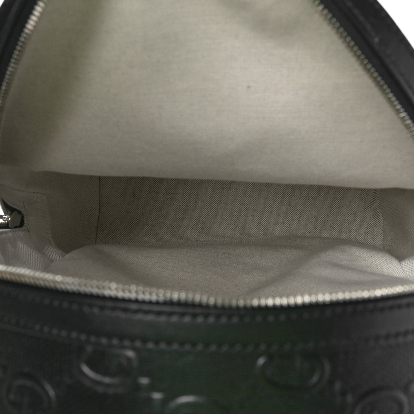 Calfskin GG Tennis Embossed Backpack Black