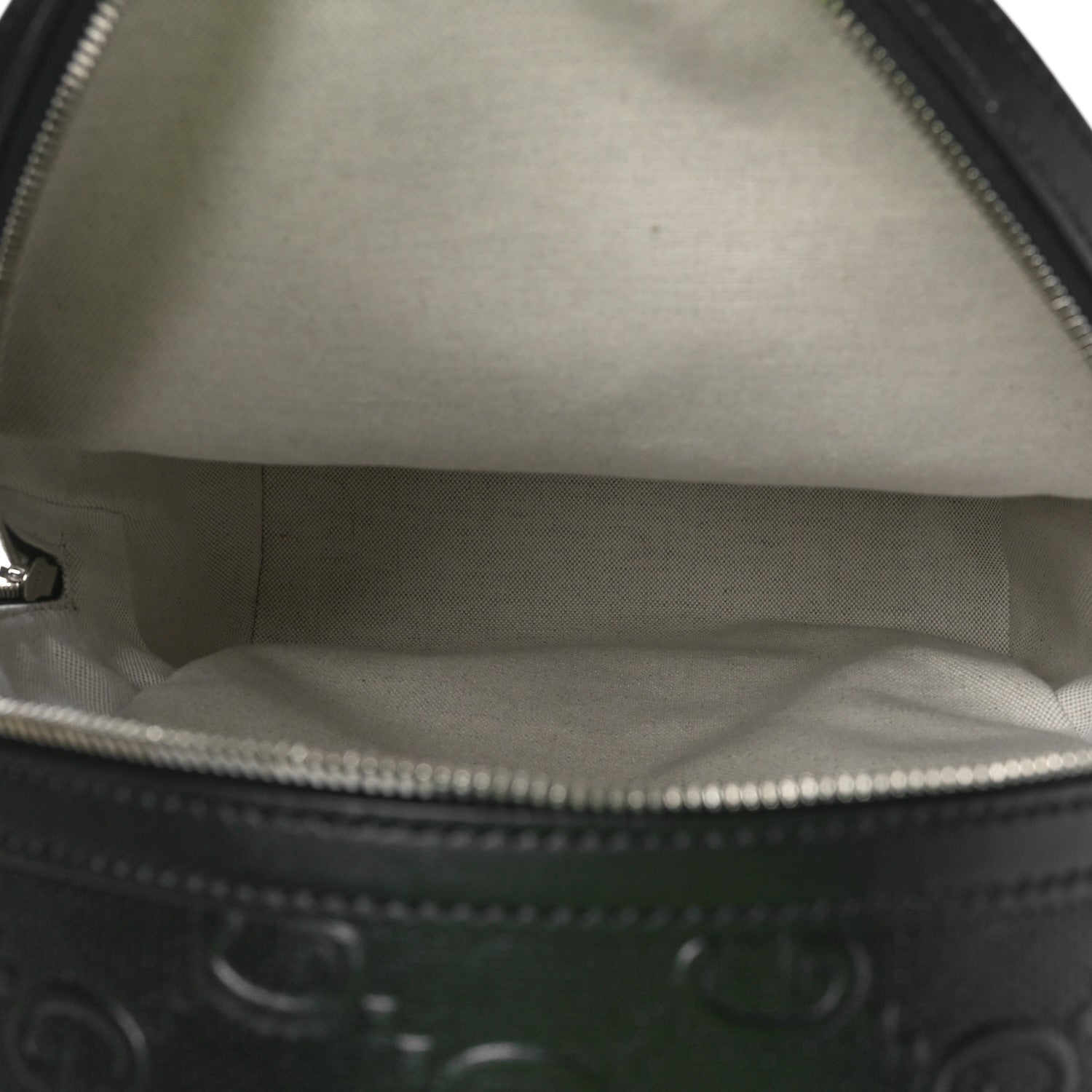 Gucci Calfskin GG Tennis Embossed Backpack Black 6 of 9