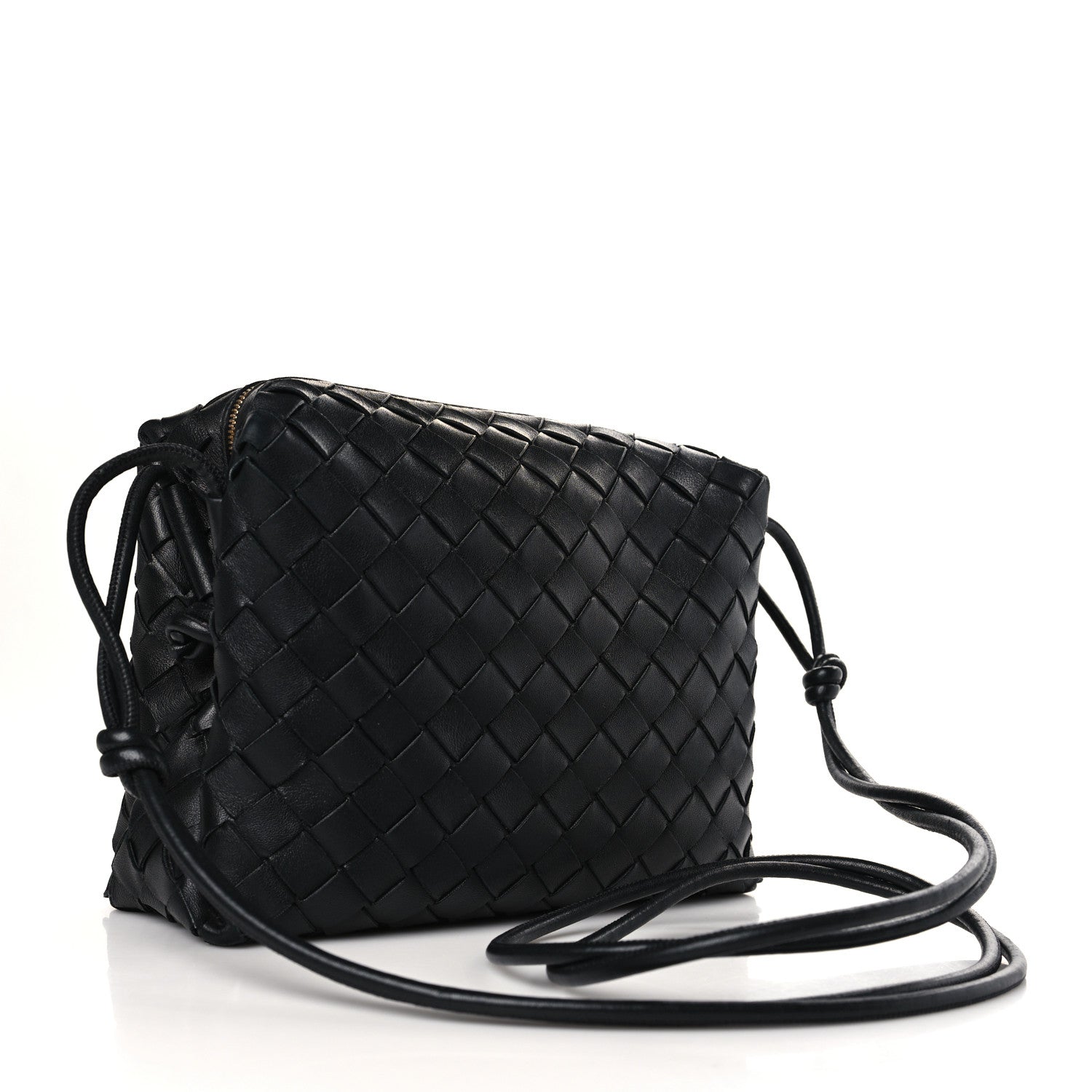 Bottega Veneta Nappa Intrecciato Small Loop Camera Bag Black 3 of 8