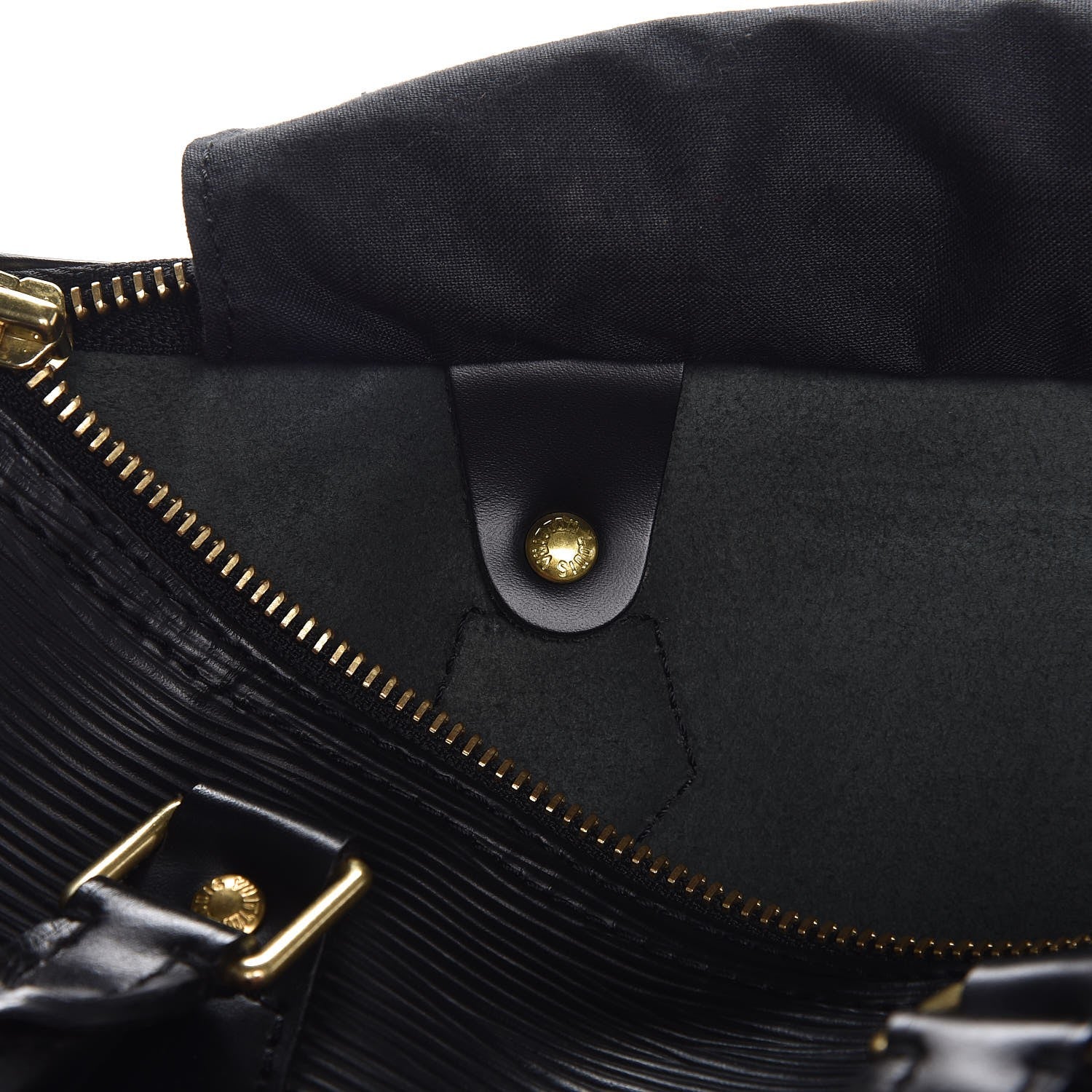 Louis Vuitton Epi Speedy 25 Black 8 of 9