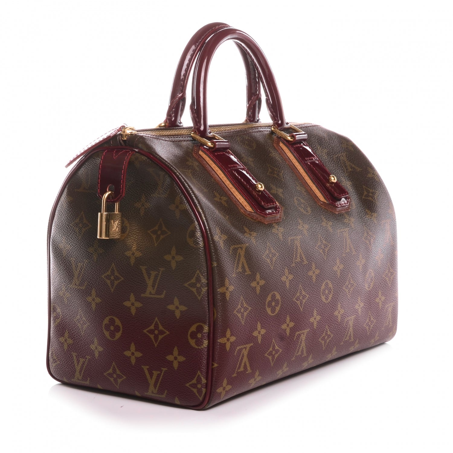 Louis Vuitton Monogram Mirage Speedy 30 Bordeaux 3 of 8