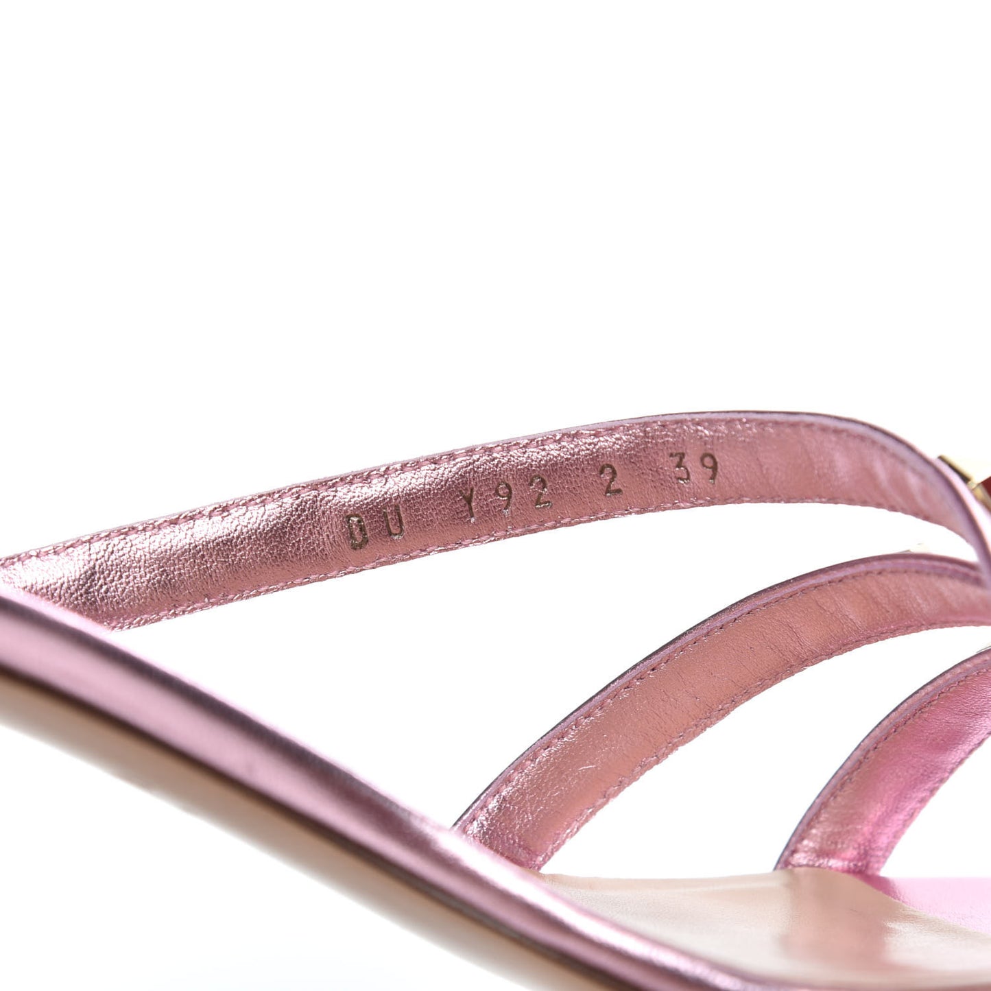 Metallic Nappa Rockstud 60mm Slide Sandals 39 Giacinto