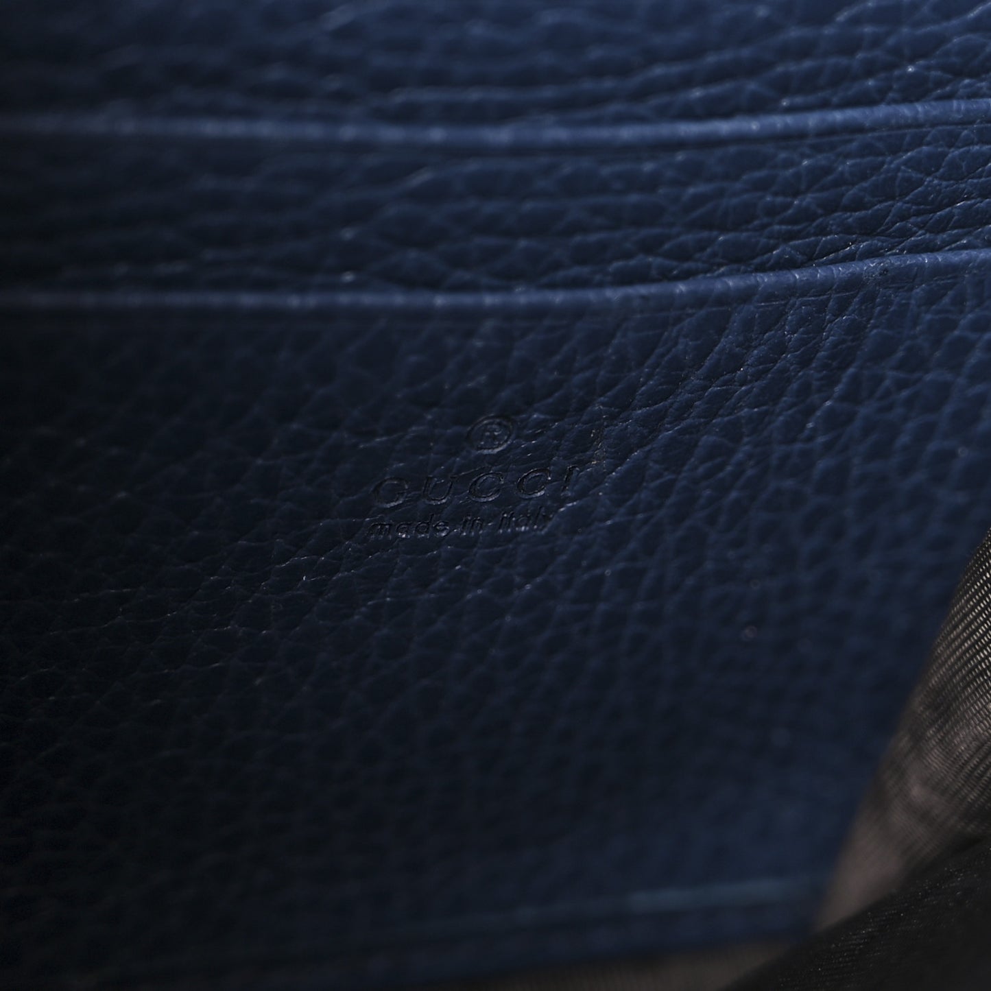 Dollar Calfskin Crystal Mini Dionysus Chain Wallet Blue Agata Black Diamond
