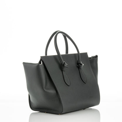 Celine Crisped Calfskin Tie Knot Small Tote Anthracite 3 of 8