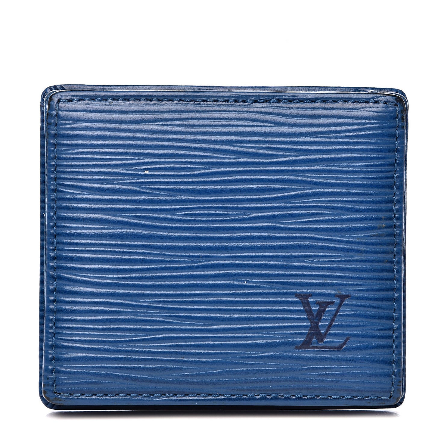 Epi Porte-Monnaie Boite Coin Purse Cyan