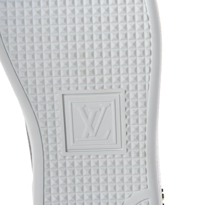 Louis Vuitton Calfskin Monogram LV Black Heart Sneakers 37 Cacao 6 of 7