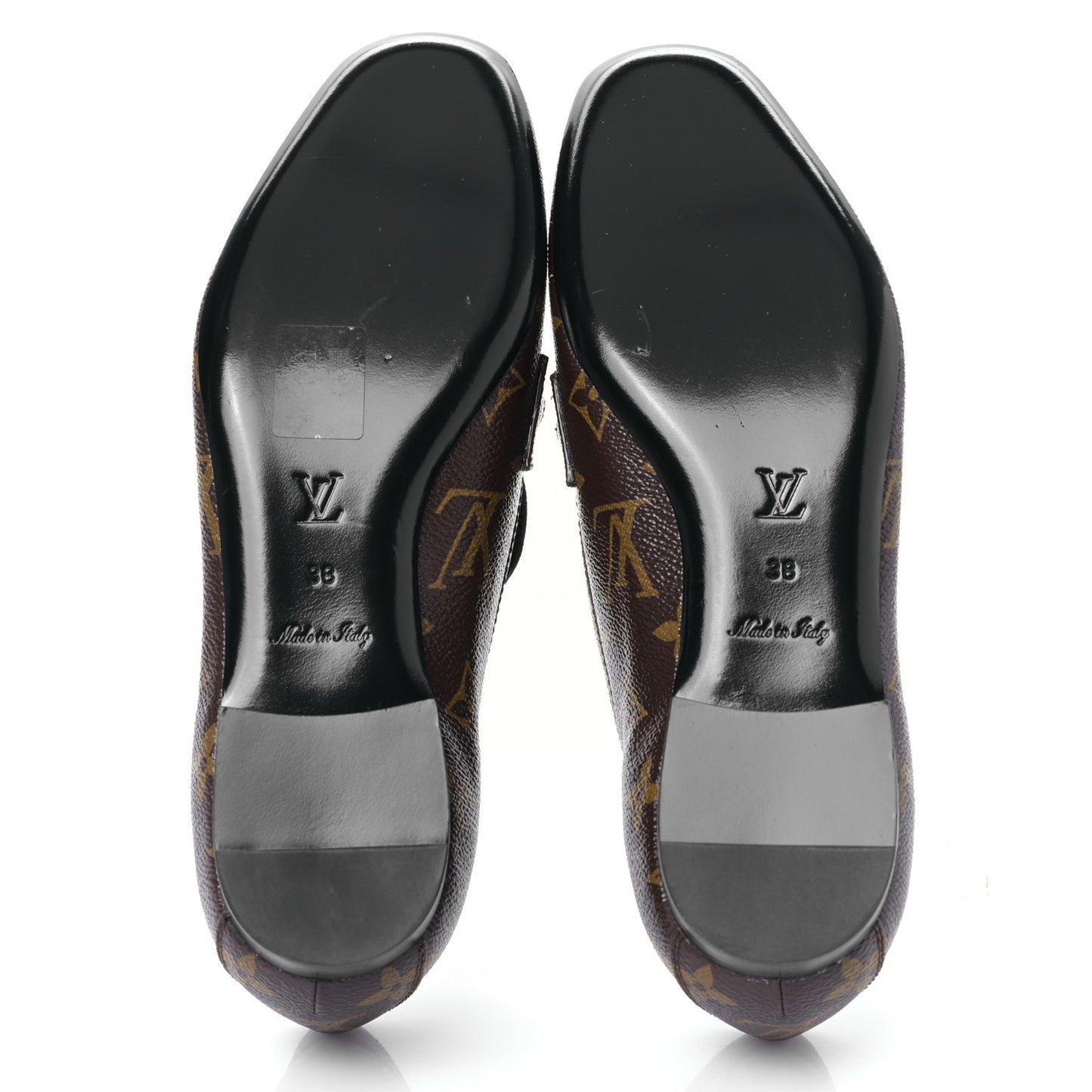 Monogram Upper Case Flat Loafer 38