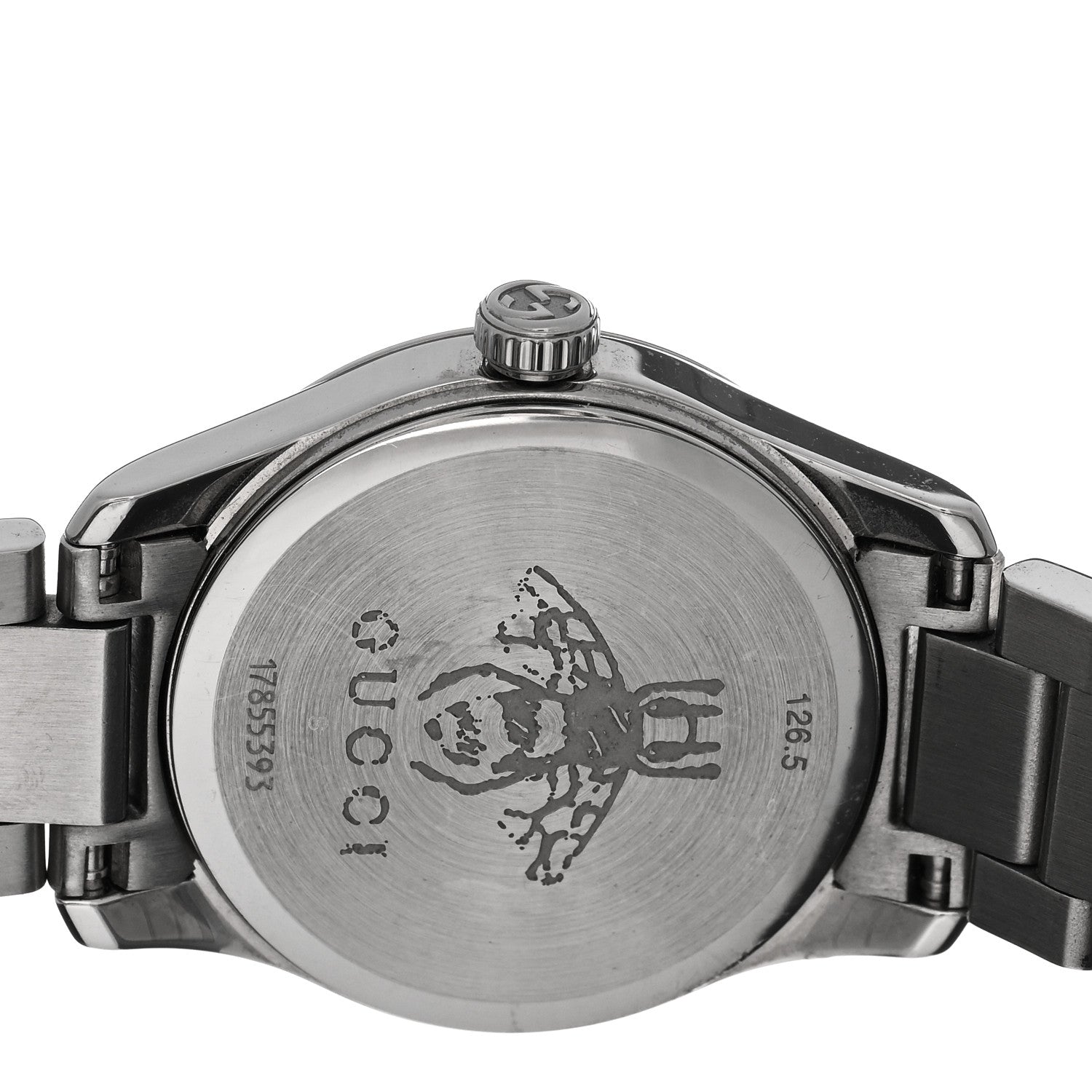 Gucci Stainless Steel 27mm G-Timeless Cat Quartz Watch 4 of 4