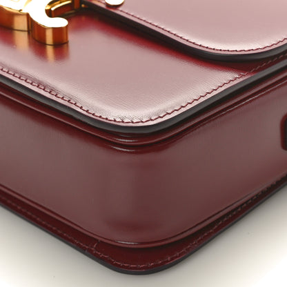 Celine Shiny Calfskin Teen Triomphe Light Burgundy 9 of 9