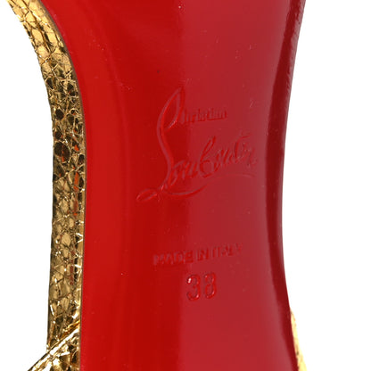 Christian Louboutin Specchio Asteroispikes 85 Sandals 38 Gold 6 of 7