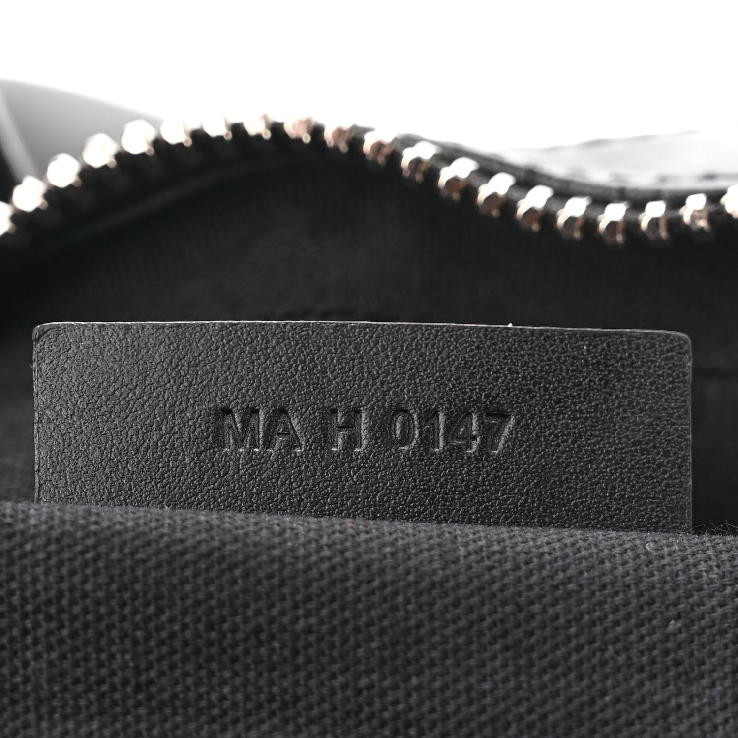 Givenchy Waxed Calfskin Medium Nightingale Logo Strap Black 7 of 10