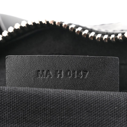 Givenchy Waxed Calfskin Medium Nightingale Logo Strap Black 7 of 10