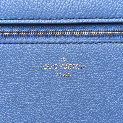 Louis Vuitton Soft Calfskin My Lockme Top Handle Blue Jean Creme 15 of 19