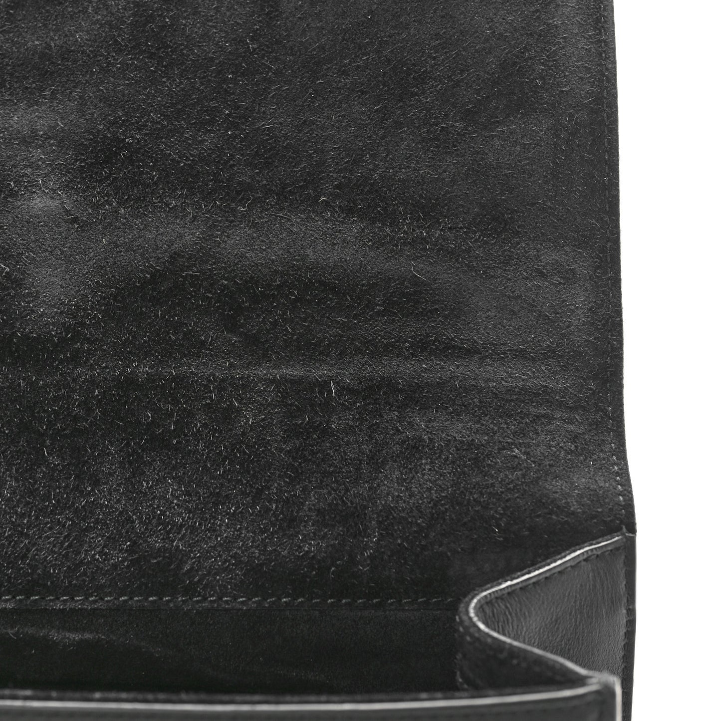 Calfskin Classic Y Ligne Clutch Grey