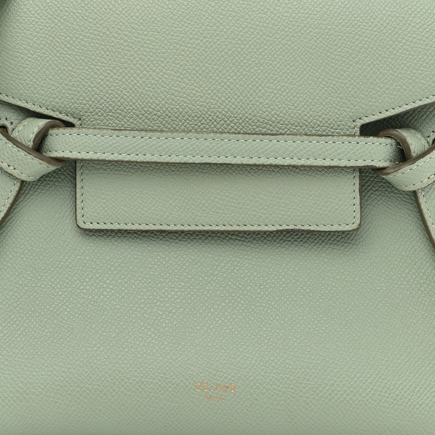 Celine Grained Calfskin Nano Belt Bag Jade 9 of 13