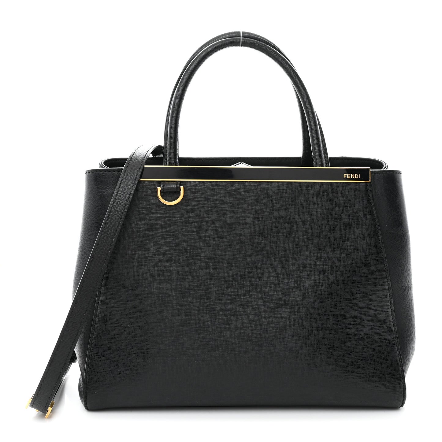 Vitello Dolce Century Petite 2Jours Tote Black