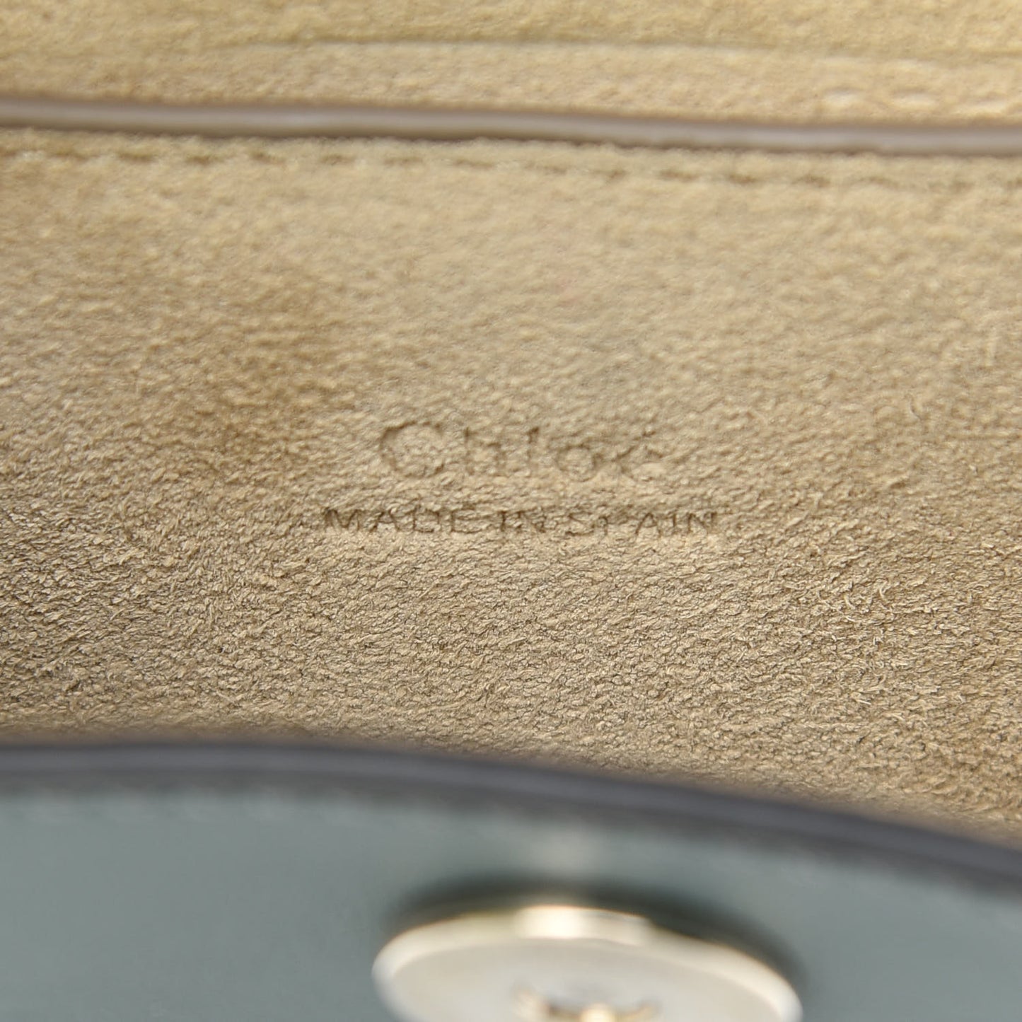 Suede Calfskin Mini Faye Bracelet Bag Cloudy Blue
