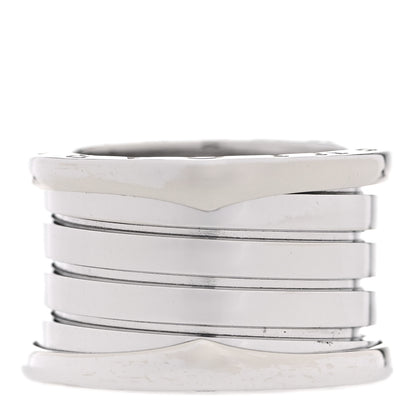 Bulgari 18K White Gold B.Zero1 Four-Band Ring 49 5 1 of 6