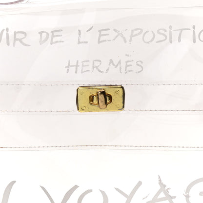 Hermes Vinyl Souvenir De L'Exposition Kelly Transparent 7 of 11