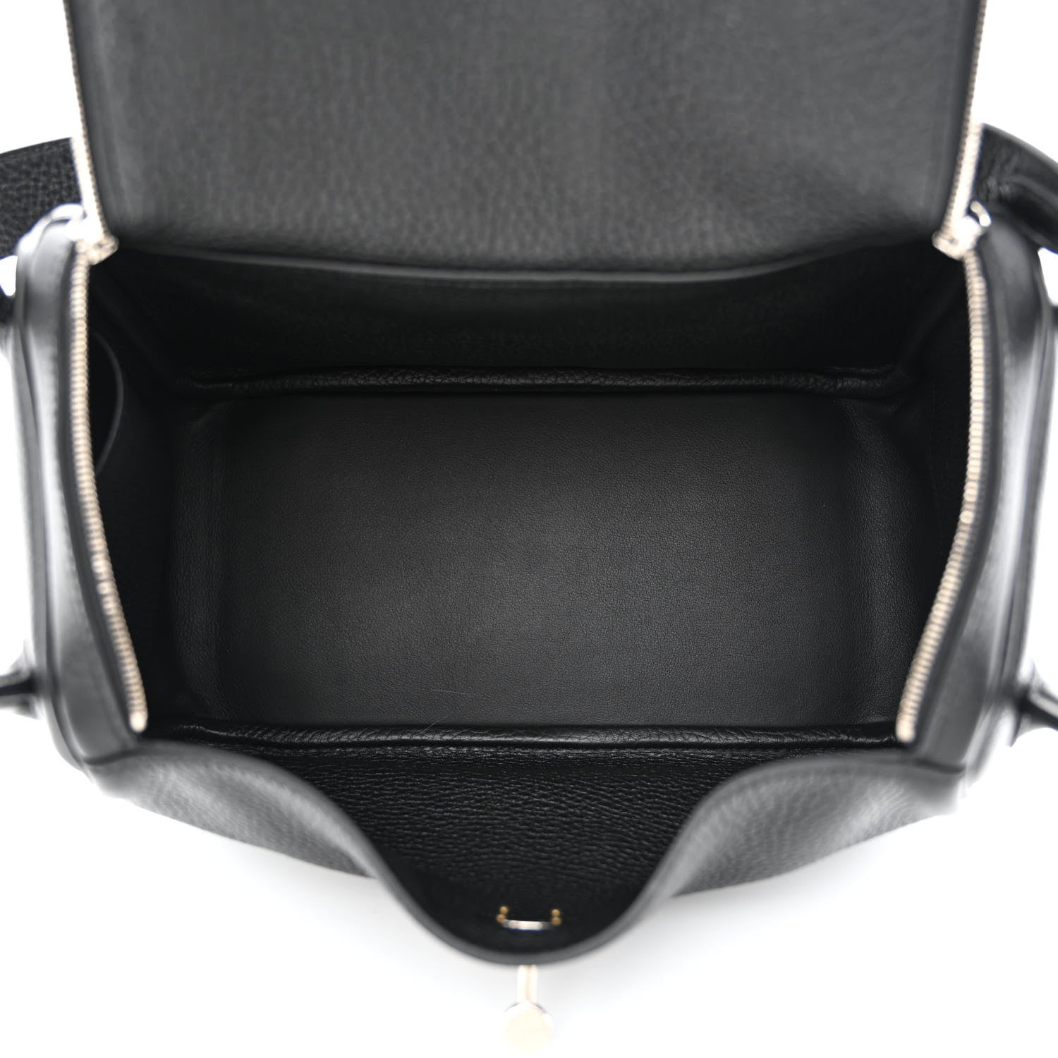 Hermes Taurillon Clemence Lindy 26 Black 5 of 12