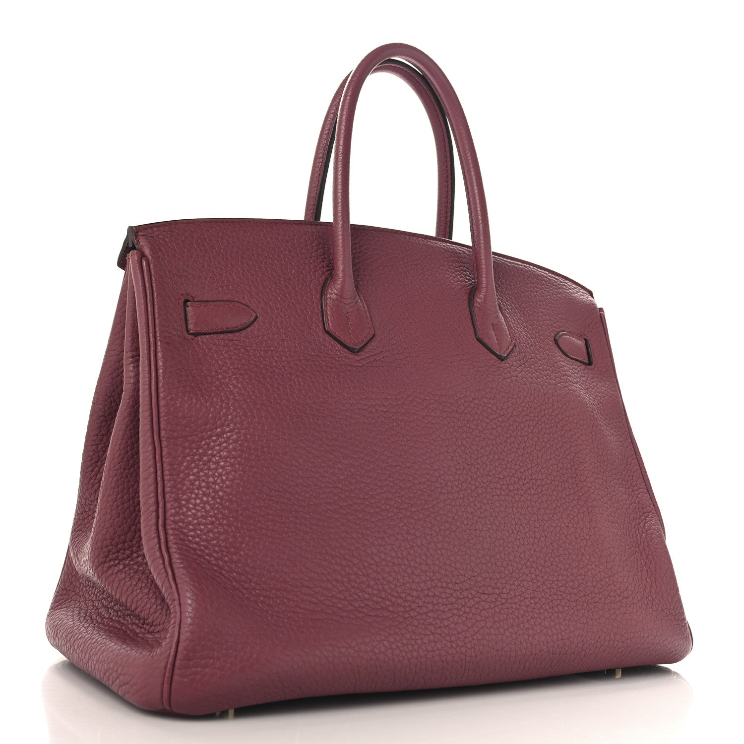 Hermes Taurillon Clemence Birkin 35 Bois de Rose 3 of 15