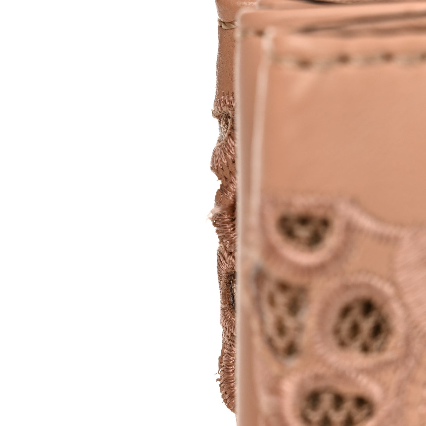 Nappa Lace Girello Flap Blush