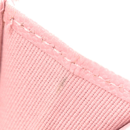 Chanel Caviar Quilted Studded CC Double Flap Wallet Light Pink 8 of 10