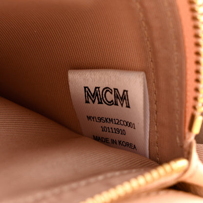 MCM Calfskin Ottomar Large Klara Two Fold Wallet Cognac 7 of 8