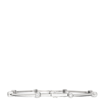 Tiffany Platinum Diamond 8 Station Link Bracelet 3 of 5