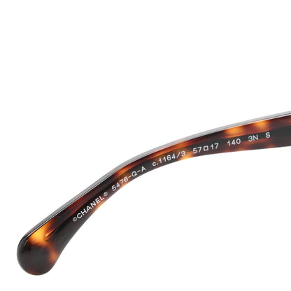 Chanel Acetate Calfskin Square Sunglasses 5476-Q-A Tortoise 5 of 8