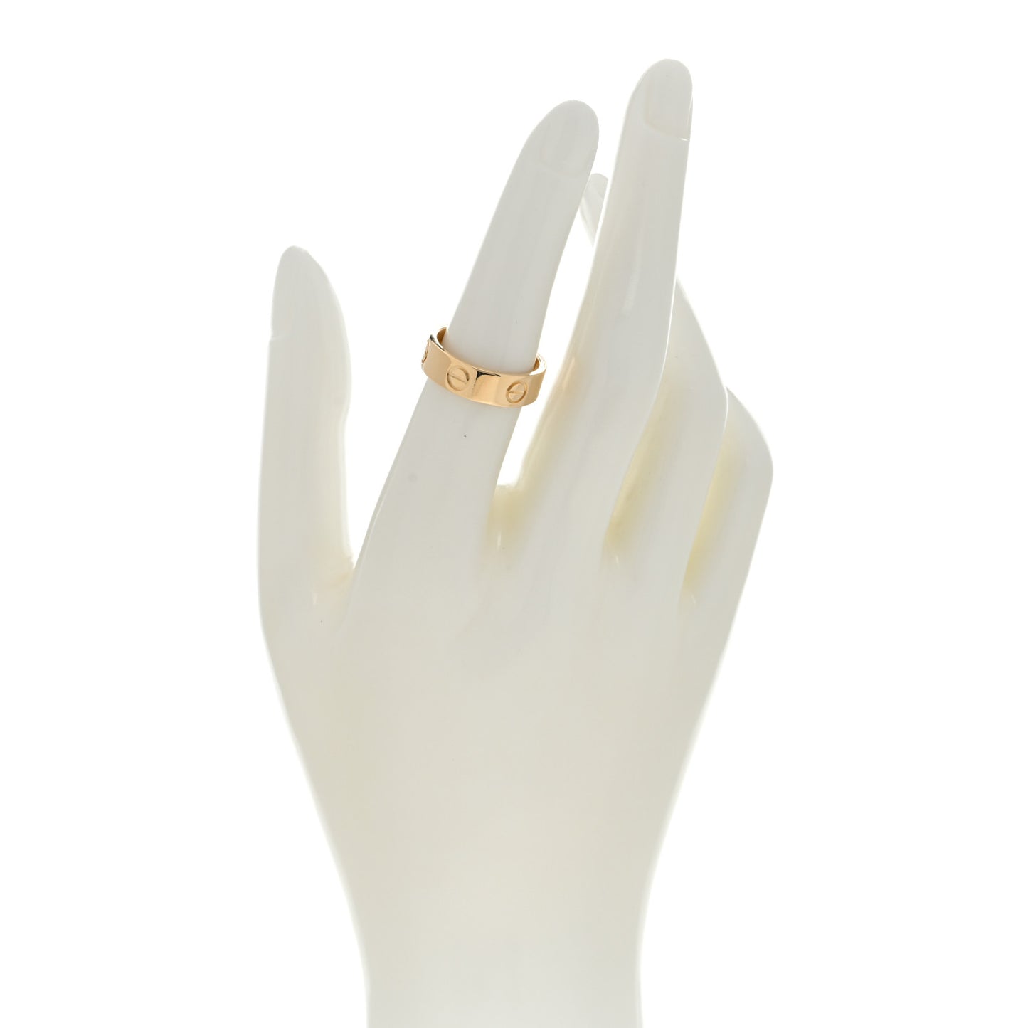 18K Yellow Gold 5.5mm LOVE Ring 52 6