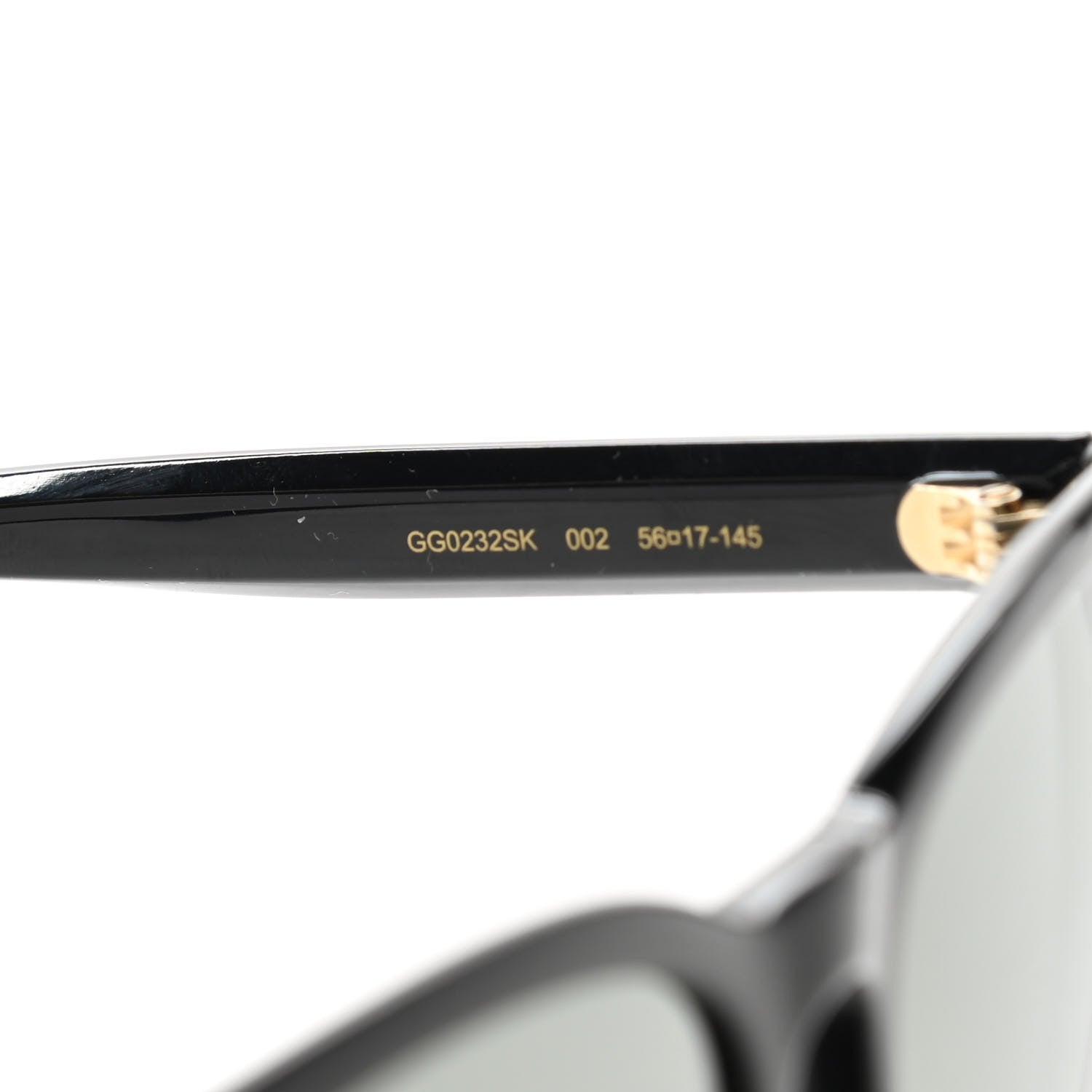 Gucci Round Frame Star Sunglasses GG0232SK Black 7 of 8