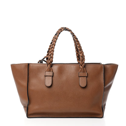 Valentino Garavani Grained Calfskin To Be Cool Tote Tan 2 of 12