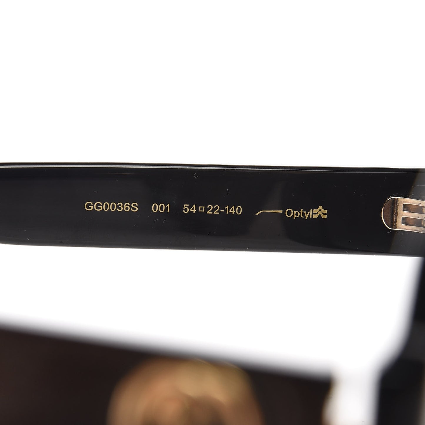 Oversize Square GG 0036S Sunglasses Black