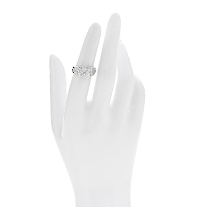 Parker & West by FASHIONPHILE Platinum Diamond 1.02ctw Flower Ring 50 5.25 2 of 9