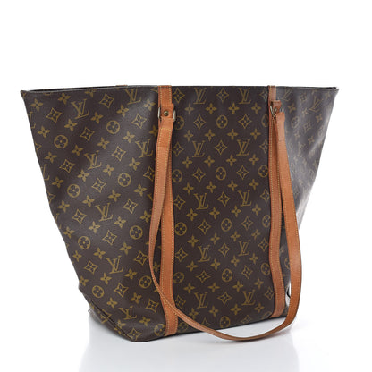 Louis Vuitton Monogram Sac Shopping Tote 3 of 9
